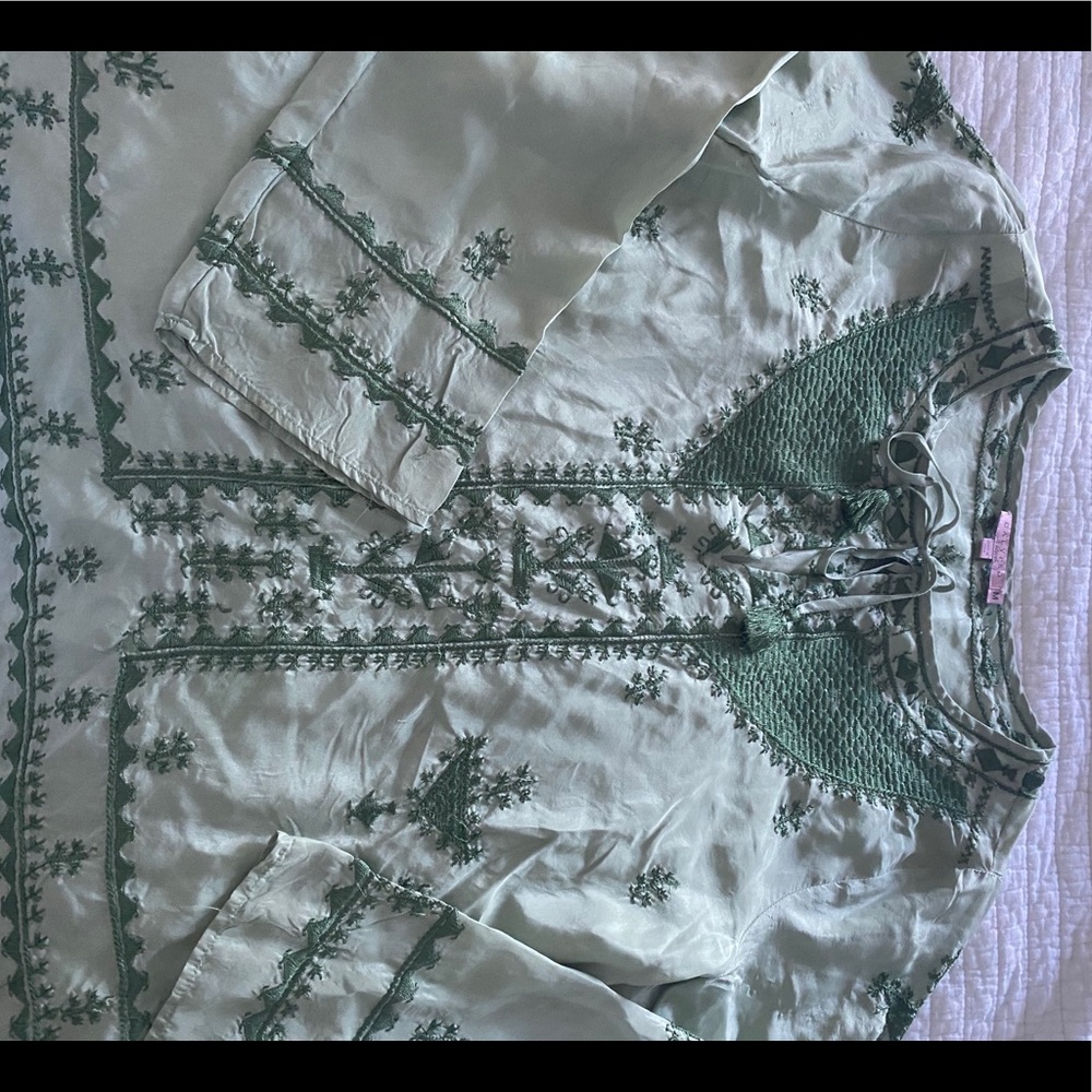 Calypso silk blouse